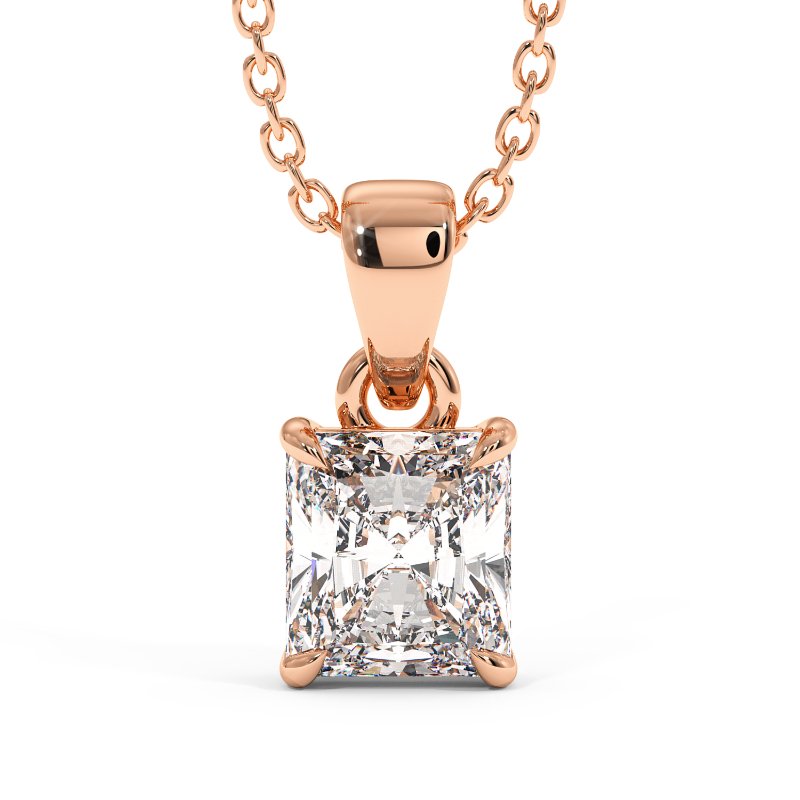 18K White Gold Savannah Pendant