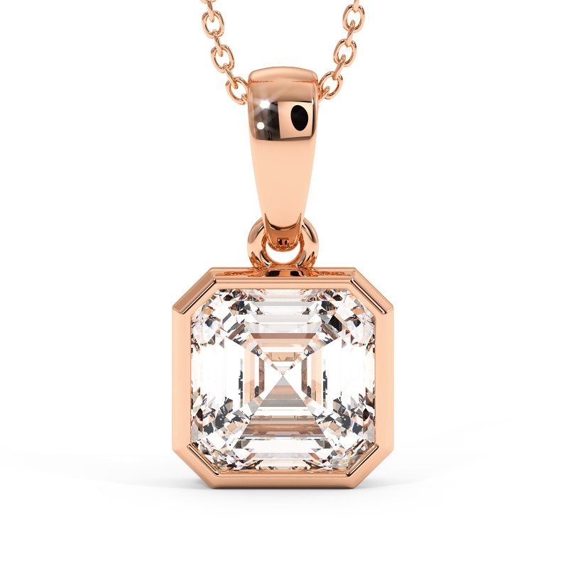 18K White Gold Charlotte Pendant