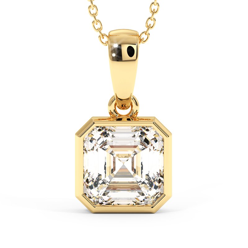 18K White Gold Charlotte Pendant