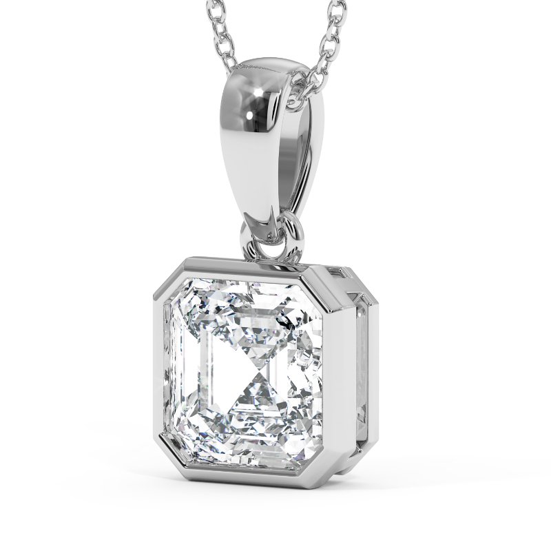 Platinum Charlotte Pendant