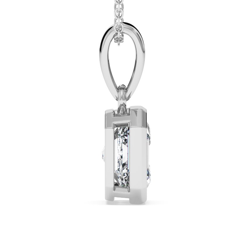 18K White Gold Charlotte Pendant