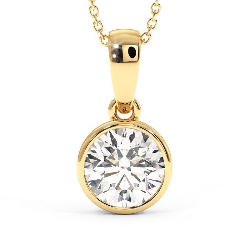 18K White Gold Charlotte Pendant