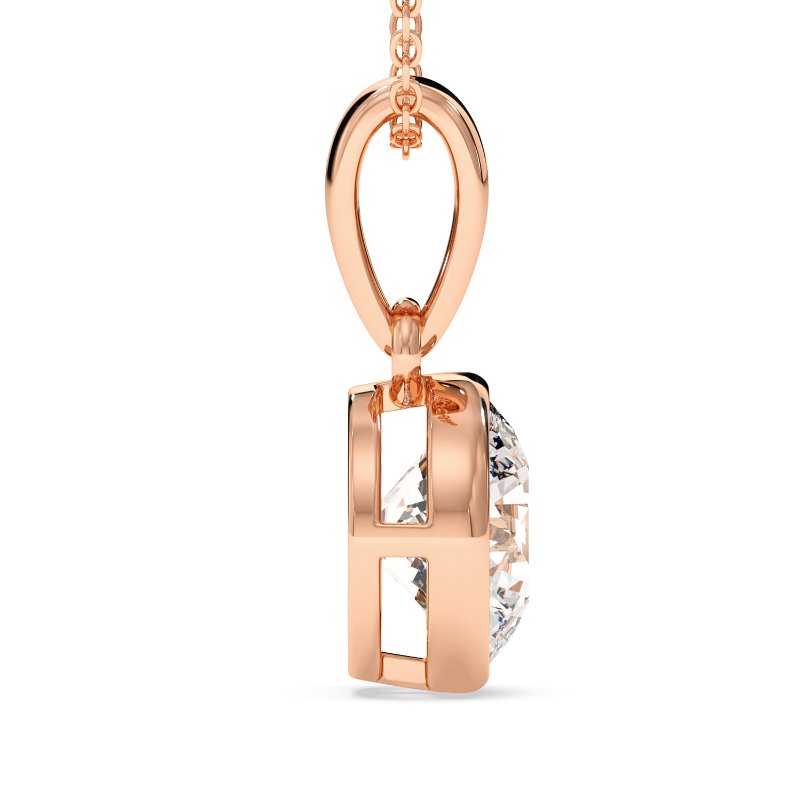 18K Rose Gold Charlotte Pendant