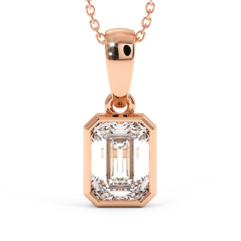 18K White Gold Charlotte Pendant