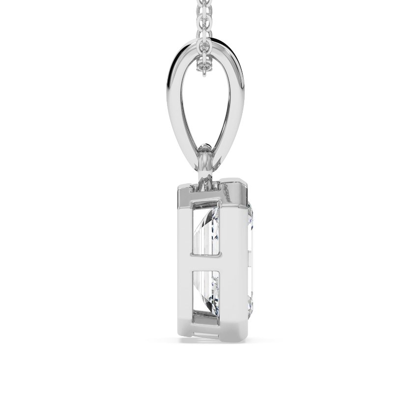 18K White Gold Charlotte Pendant
