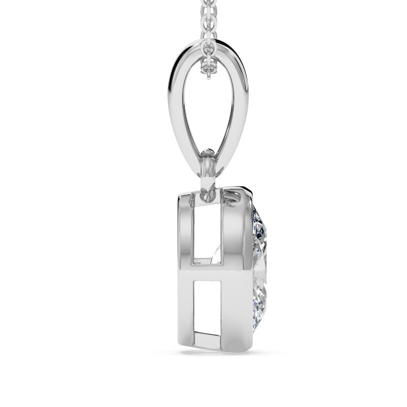 18K White Gold Charlotte Pendant