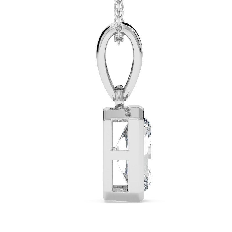 18K White Gold Charlotte Pendant