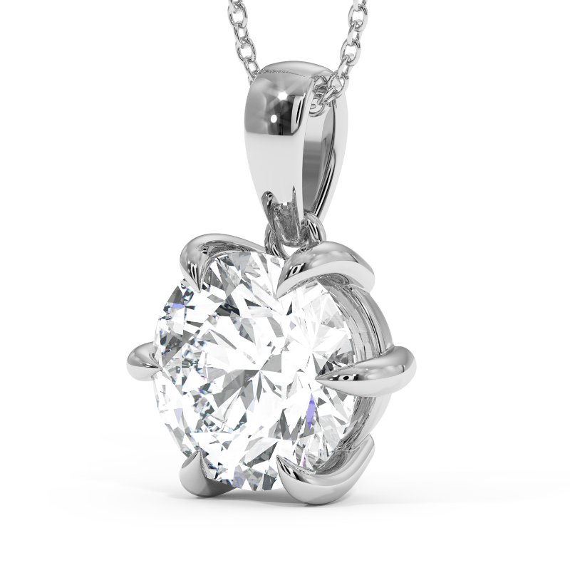 Platinum Brooke Pendant