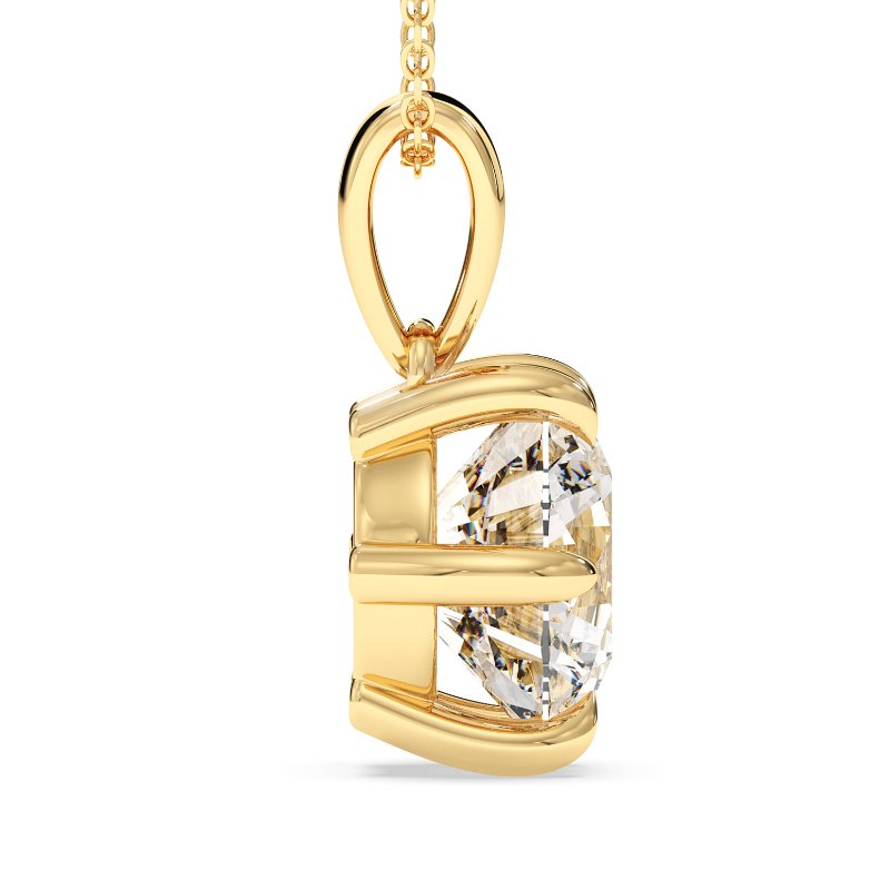 18K Yellow Gold Brooke Pendant