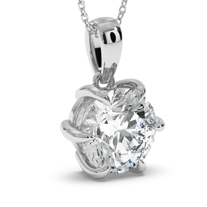 Platinum Brooke Pendant