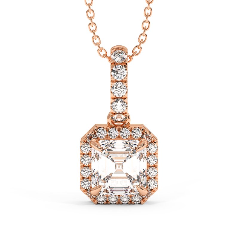 18K White Gold London Pendant