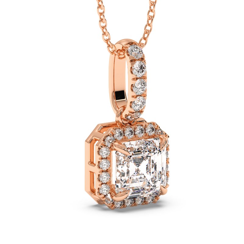 18K Rose Gold London Pendant
