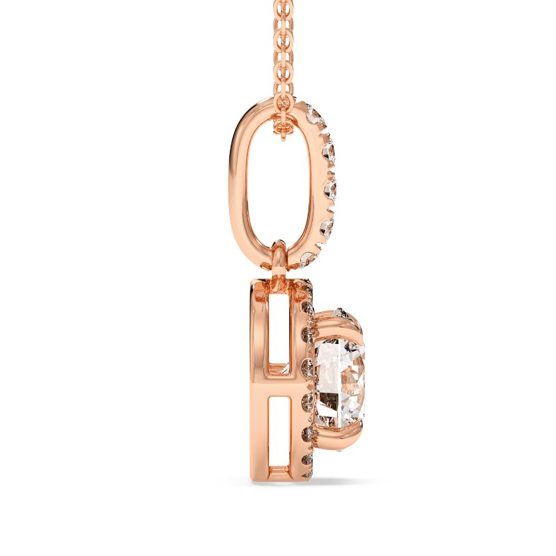 18K Rose Gold London Pendant