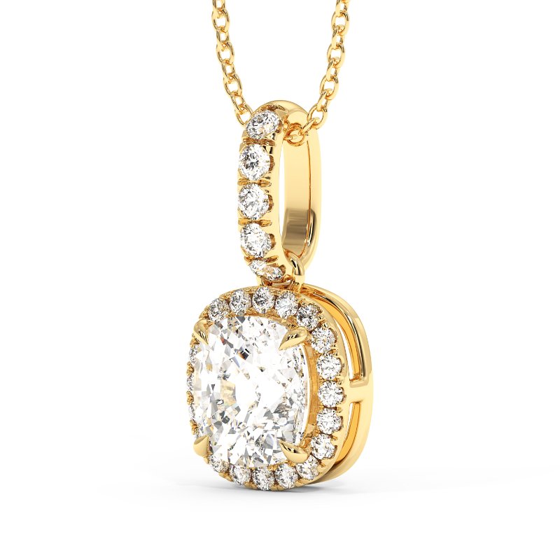 18K Yellow Gold London Pendant