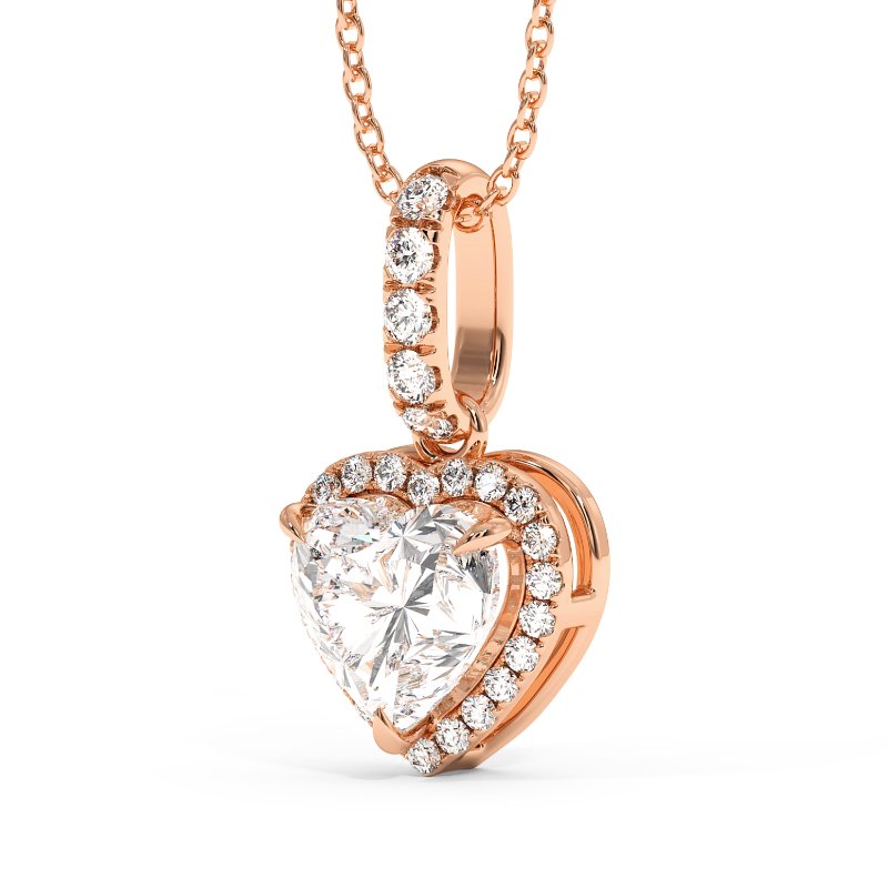 18K Rose Gold London Pendant
