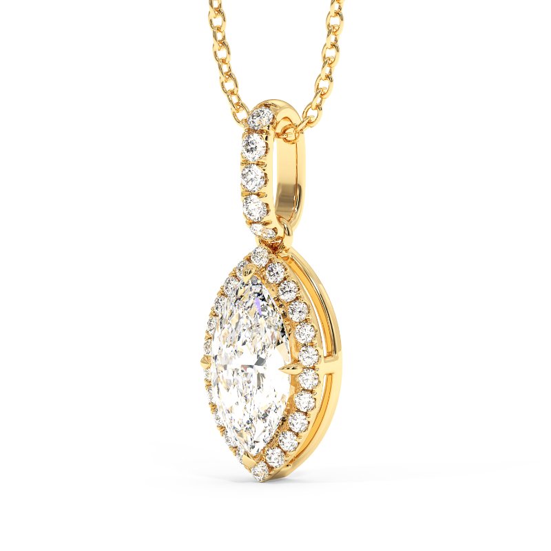 18K Yellow Gold London Pendant