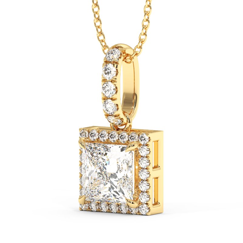 18K Yellow Gold London Pendant