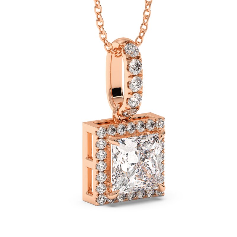 18K Rose Gold London Pendant