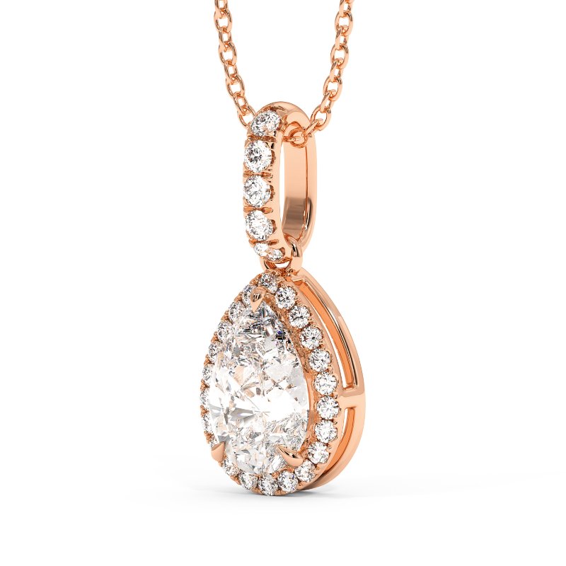 18K Rose Gold London Pendant