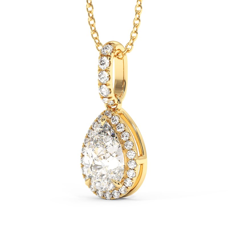 18K Yellow Gold London Pendant