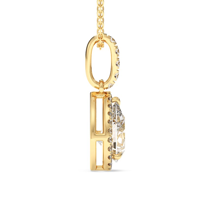 18K Yellow Gold London Pendant