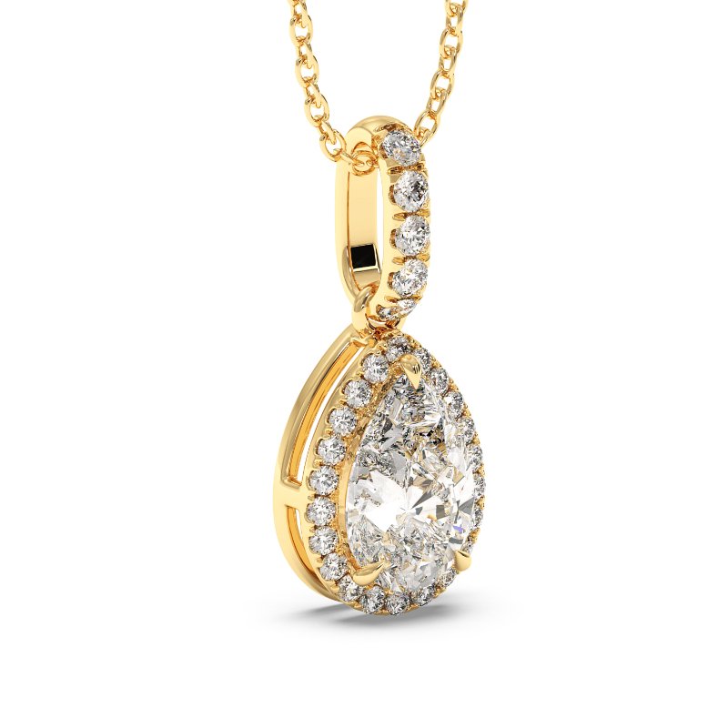 18K Yellow Gold London Pendant