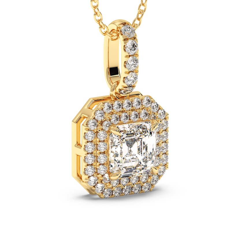 18K Yellow Gold Aspen Pendant