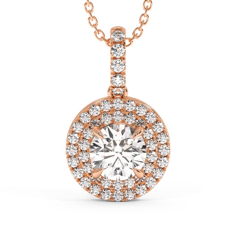 18K White Gold Aspen Pendant