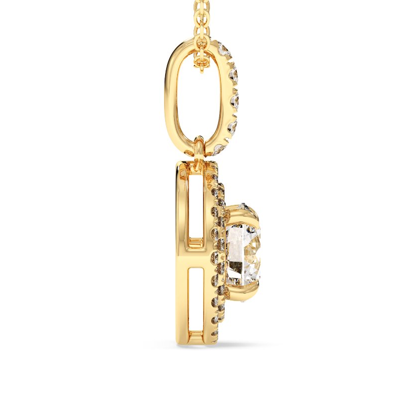18K Yellow Gold Aspen Pendant