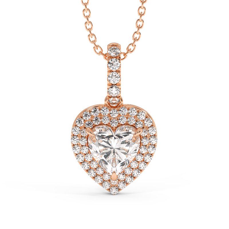 18K White Gold Aspen Pendant