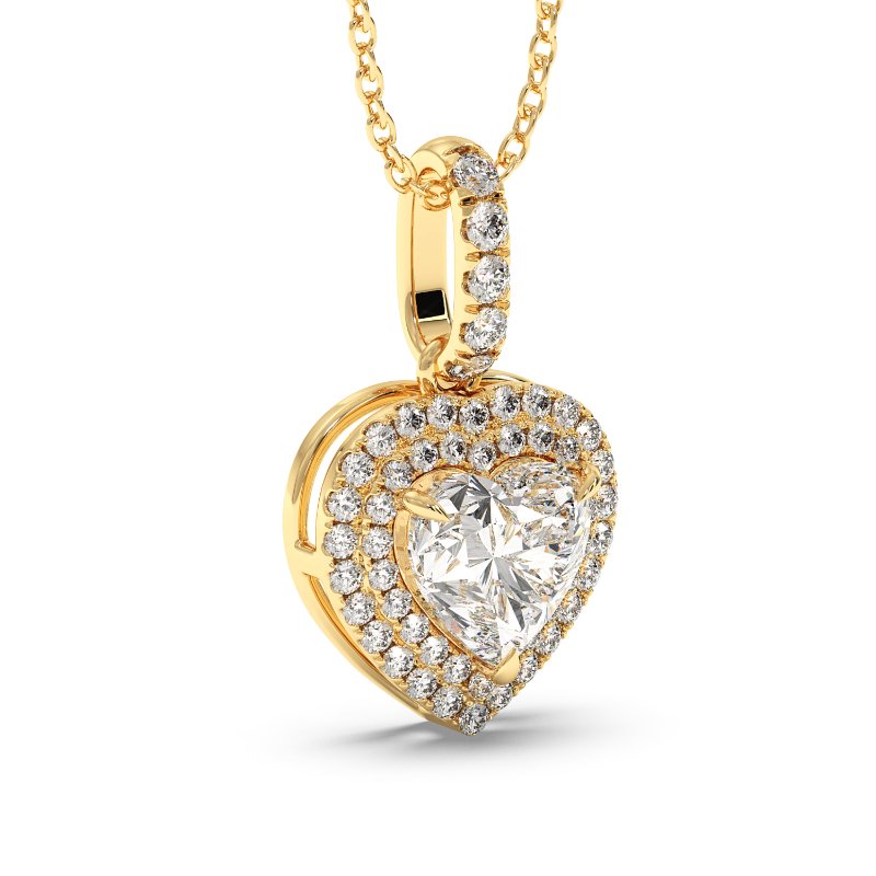 18K Yellow Gold Aspen Pendant