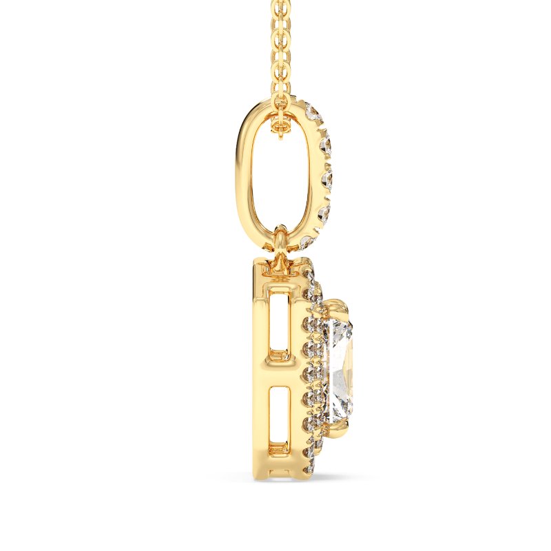18K Yellow Gold Aspen Pendant