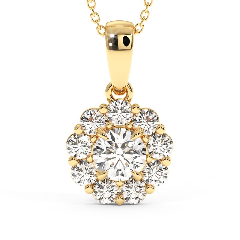 18K White Gold Kaylah Pendant