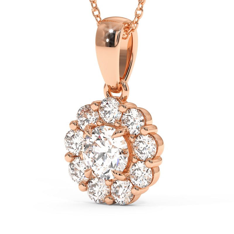 18K Rose Gold Kaylah Pendant