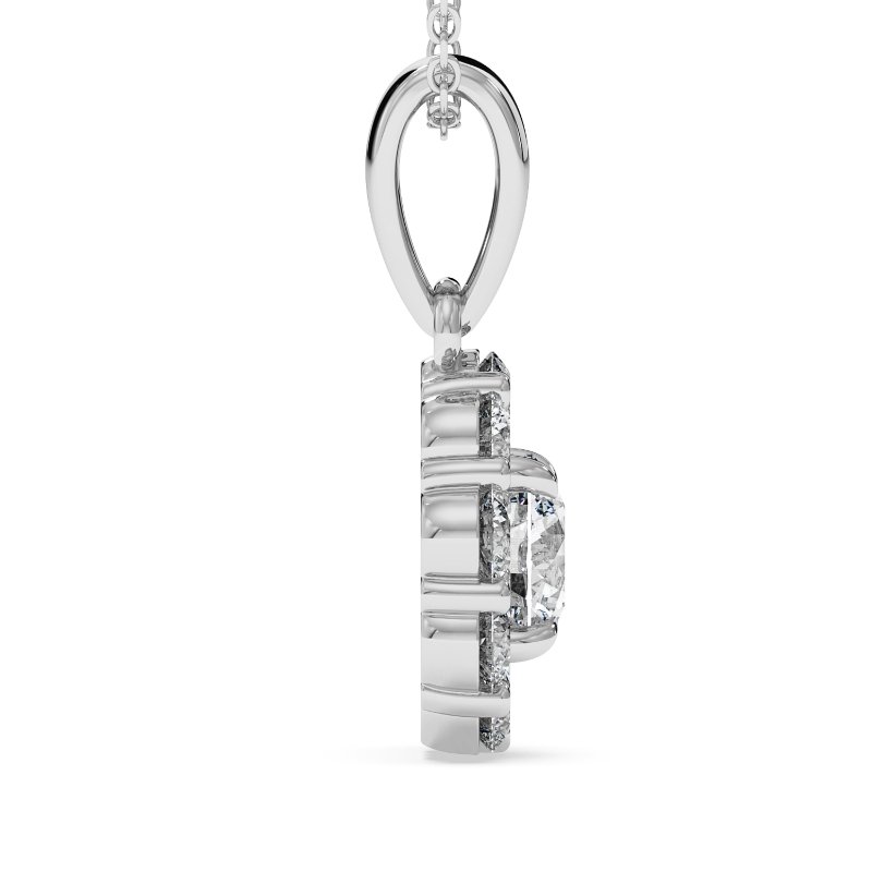 18K White Gold Kaylah Pendant