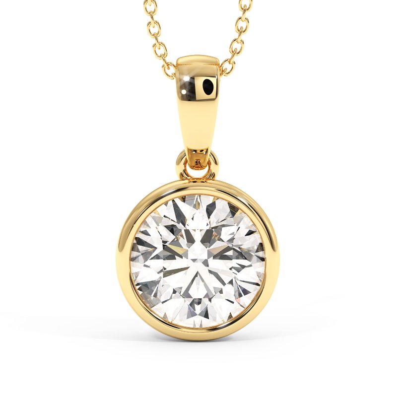 18K White Gold Gianna Pendant