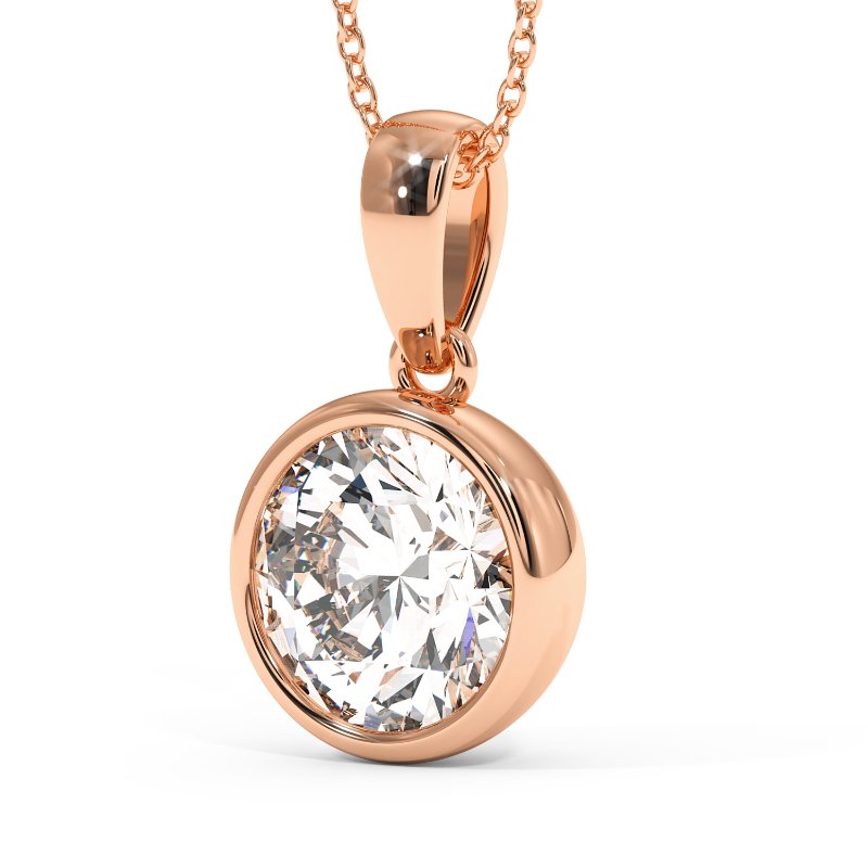 18K Rose Gold Gianna Pendant
