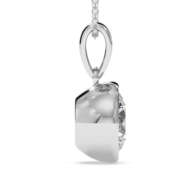18K White Gold Gianna Pendant