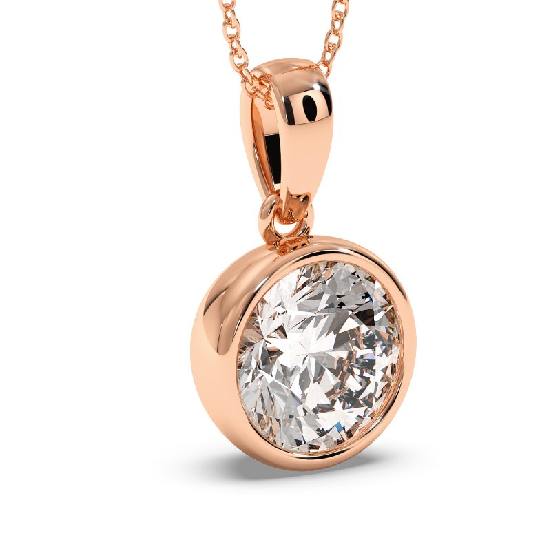 18K Rose Gold Gianna Pendant