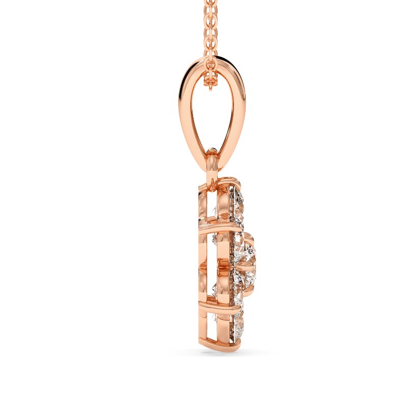 18K Rose Gold Saskia Pendant