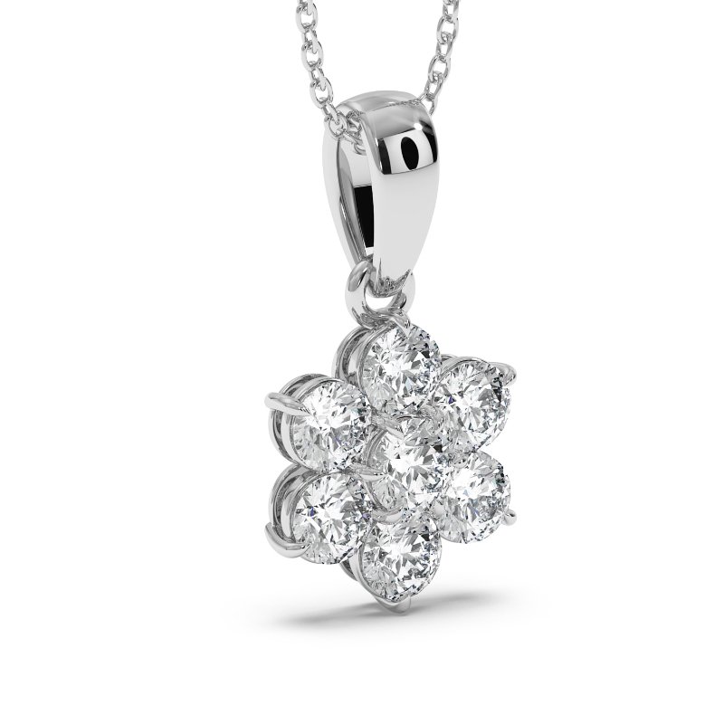 18K White Gold Saskia Pendant