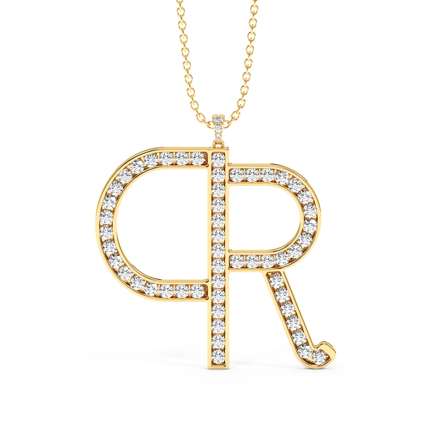 18K Yellow Gold Designer Pendant