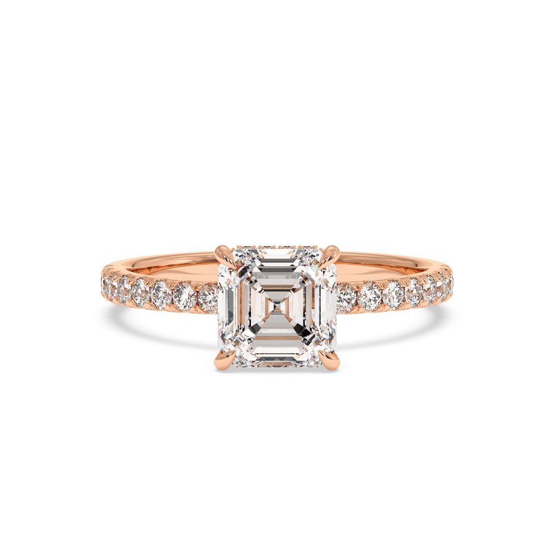 18K Rose Gold Isadora Engagement Ring