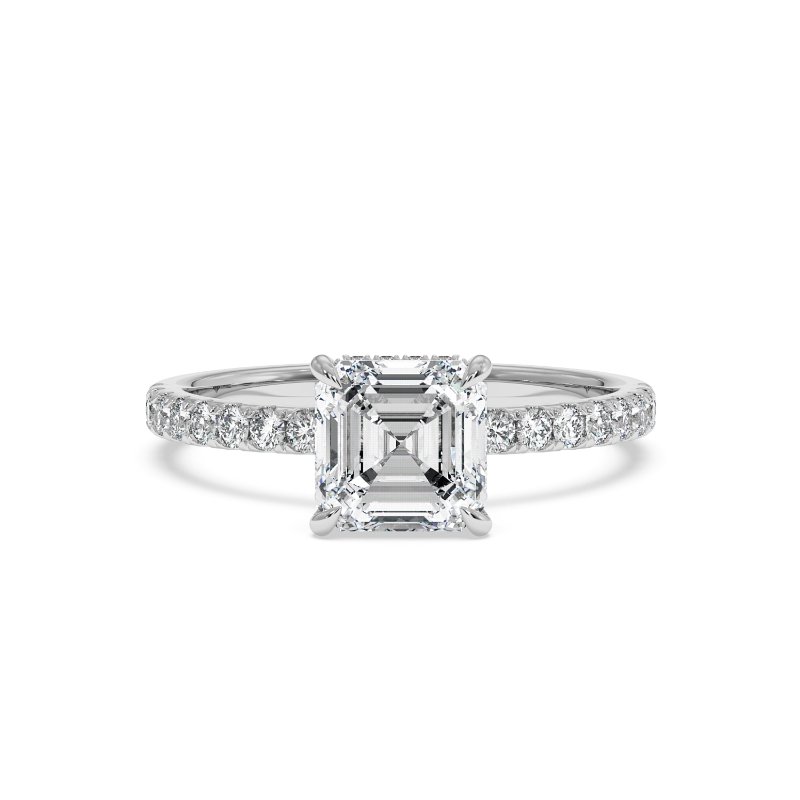 18K White Gold Isadora Engagement Ring