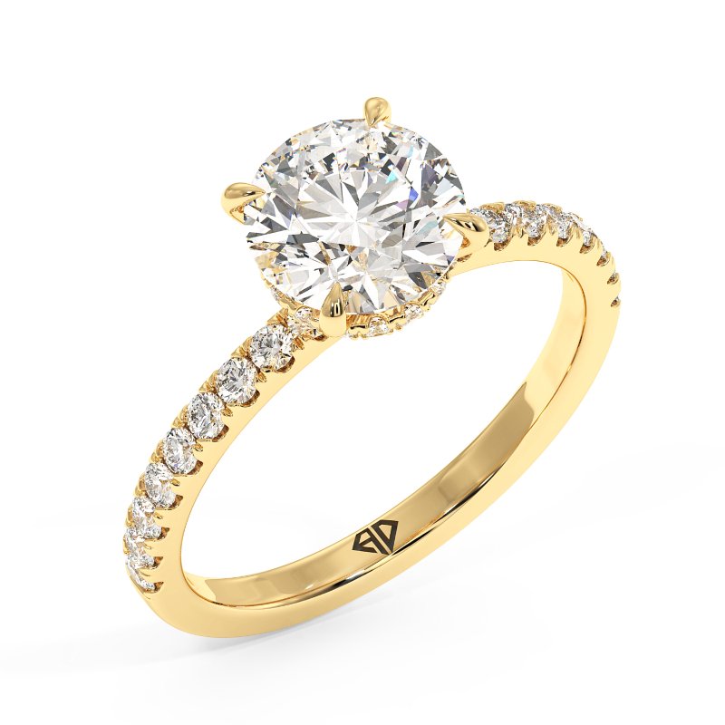 18K Yellow Gold Isadora Engagement Ring