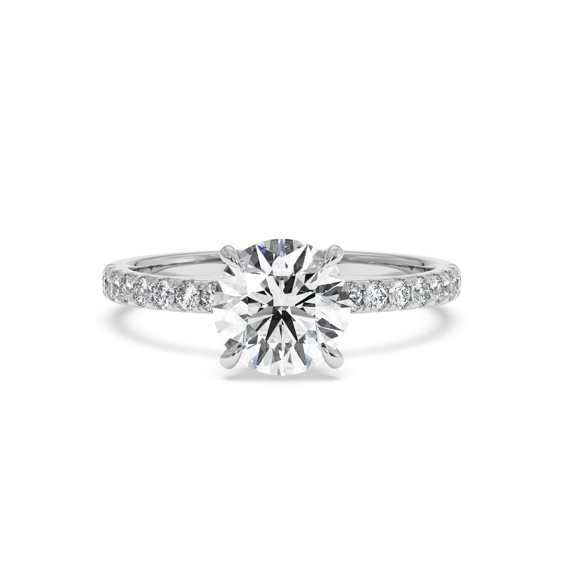 18K White Gold Isadora Engagement Ring