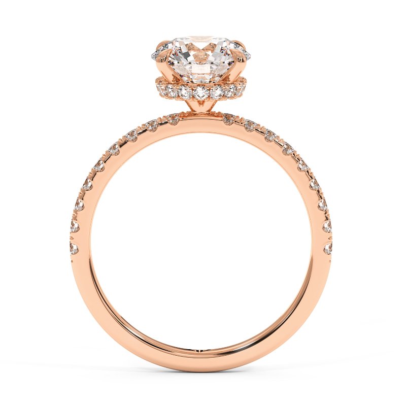 18K Rose Gold Isadora Engagement Ring