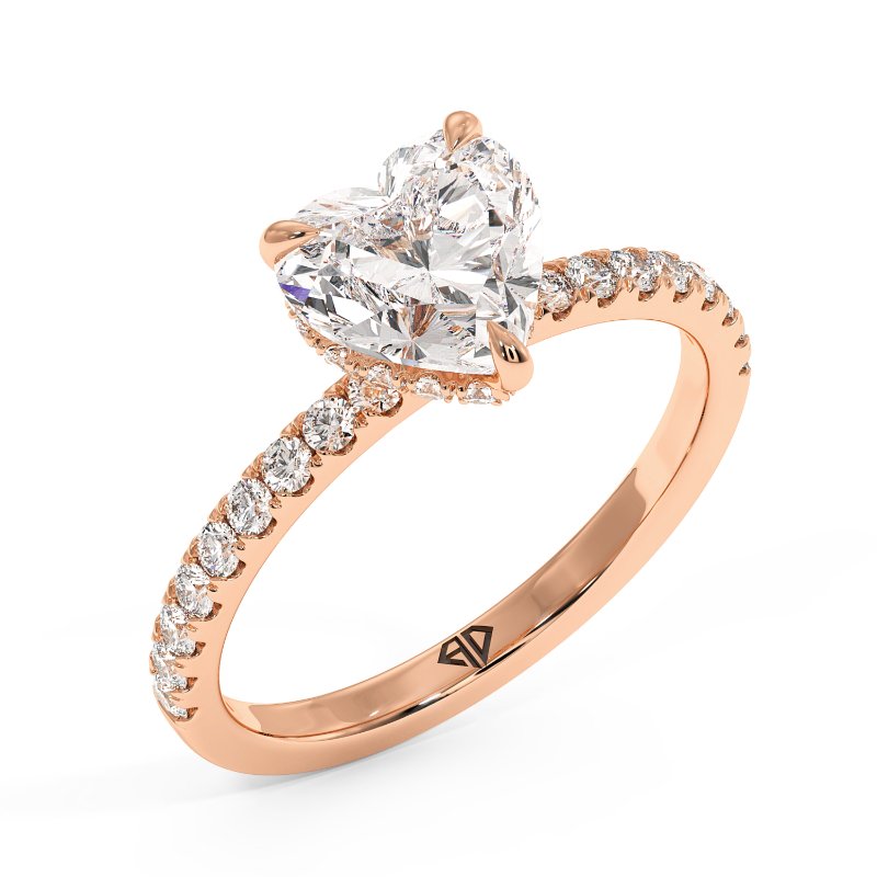 18K Rose Gold Isadora Engagement Ring