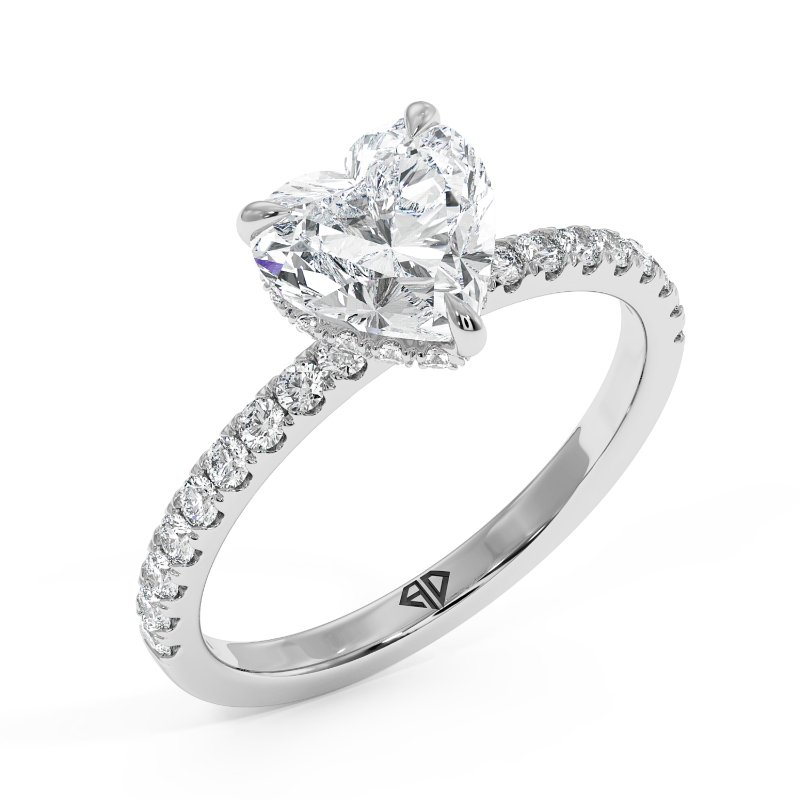 18K White Gold Isadora Engagement Ring