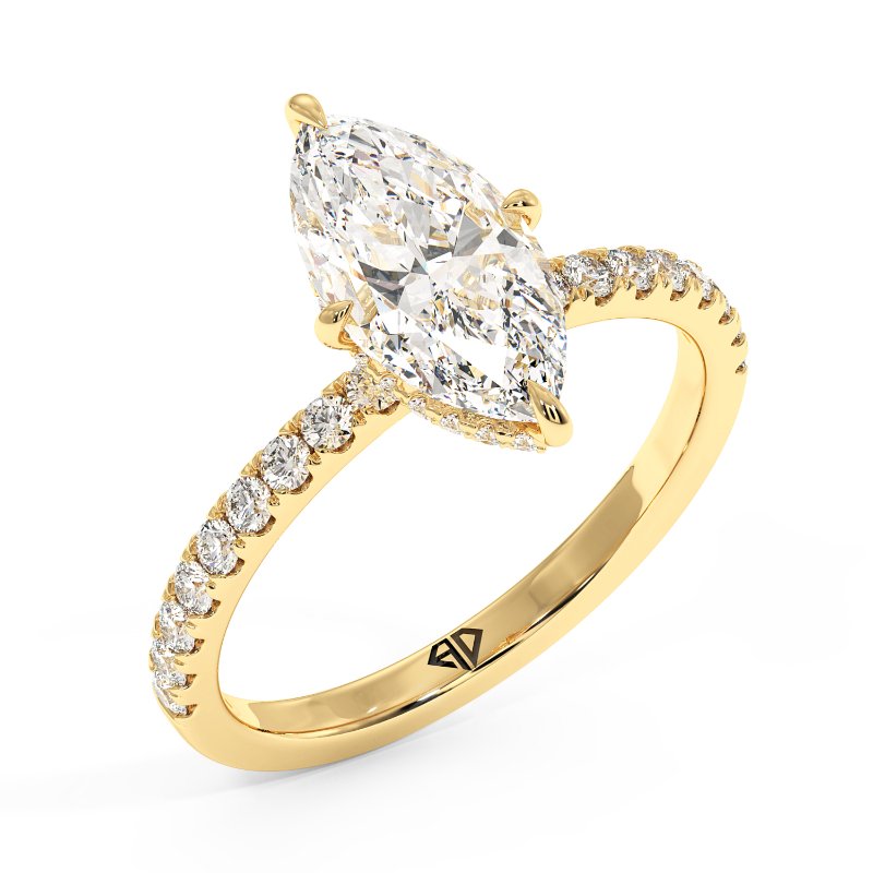 18K Yellow Gold Isadora Engagement Ring